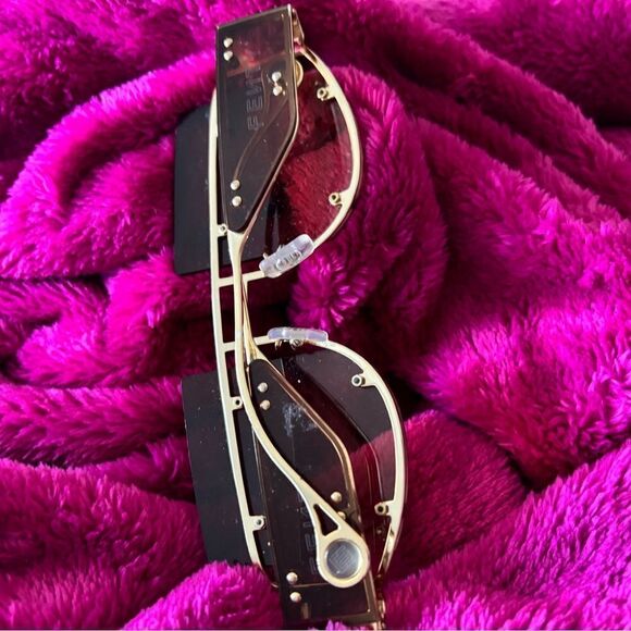 Savage FENTY AntiSocial frames square sunglasses eyewear logo glasses accessory main image 9